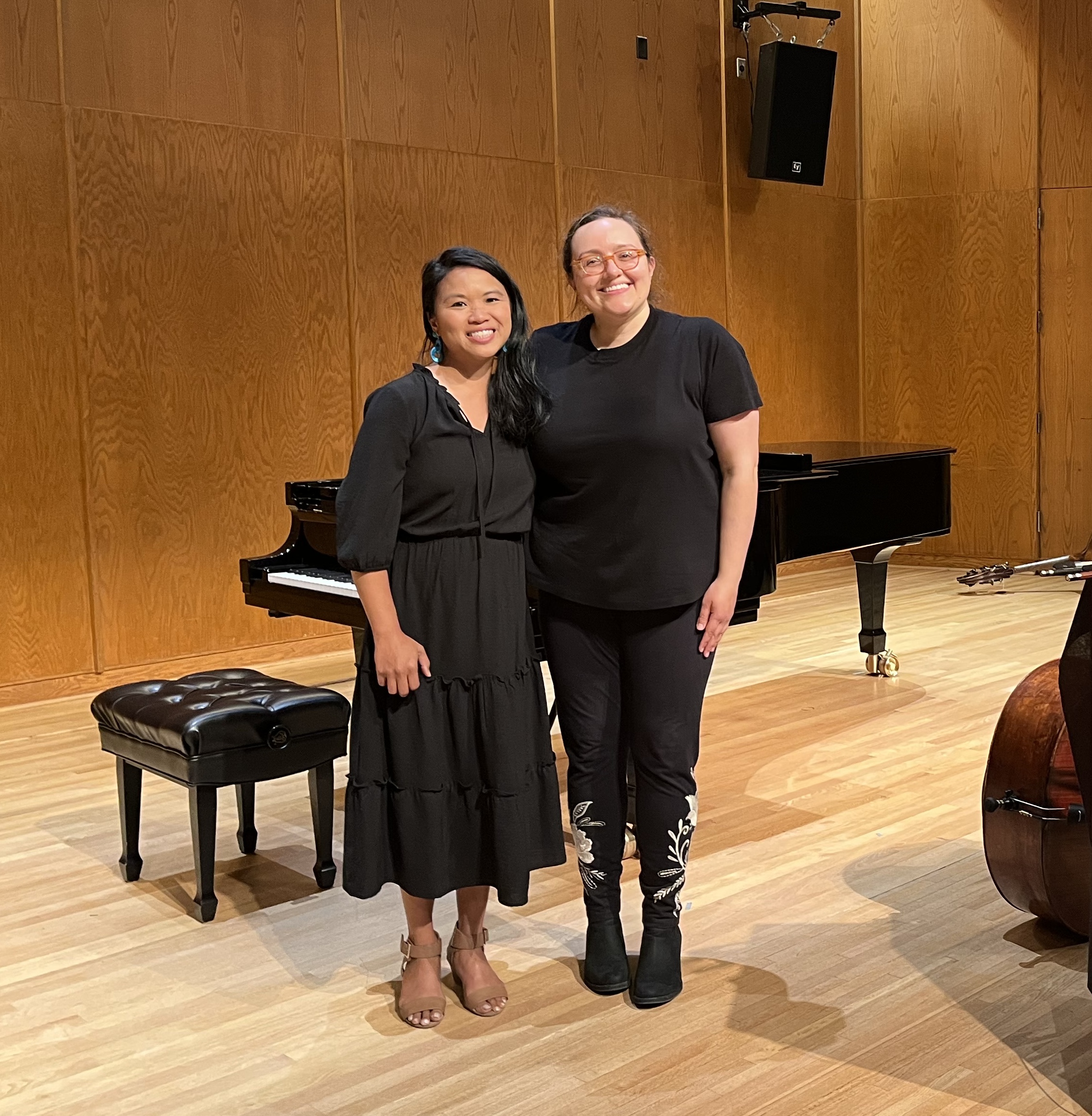 Portrait of Kate and Christina at ISB Conference